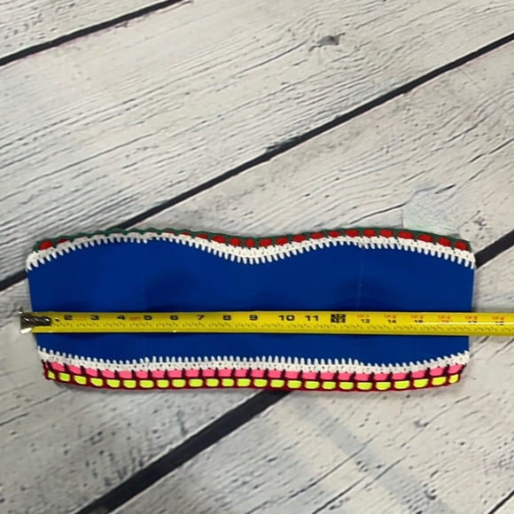 Boohoo Crochet Trim Swimsuit Top-Size 10 - Picture 5 of 5